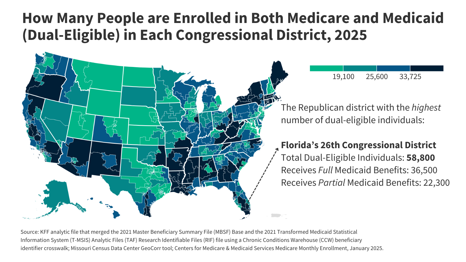 Congressional District Interactive Map: People with Medicare and Medicaid (Dual-Eligible Individuals)