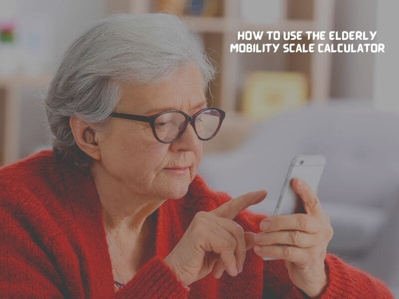 How to Use the Elderly Mobility Scale Calculator