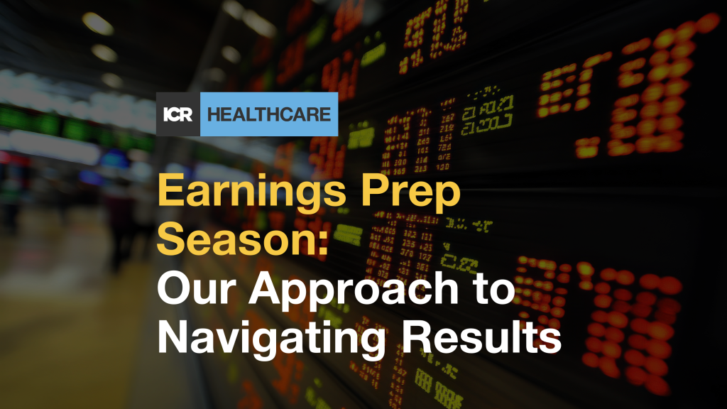 Earnings Prep Season: Our Approach to Navigating Results