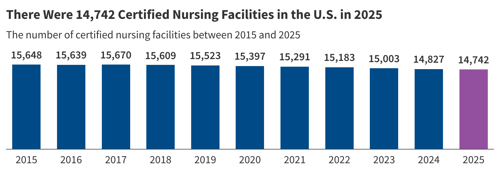 A Look at Nursing Facility Characteristics in 2025