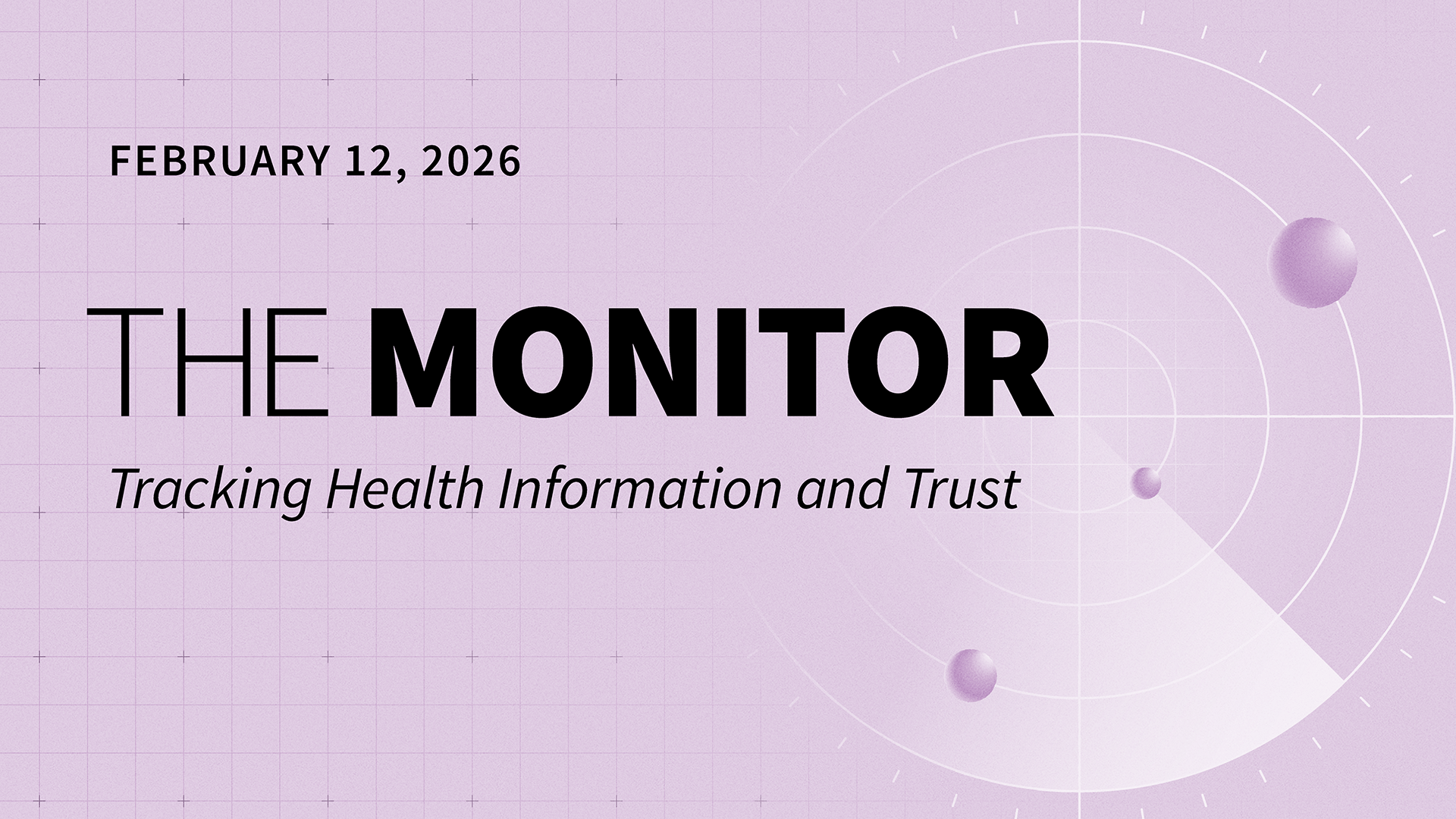 New KFF Poll Finds Trust in CDC Remains at Low Point Amid Falling Trust Among Democrats – These Findings and Others Included in New Polling Dashboard – The Monitor